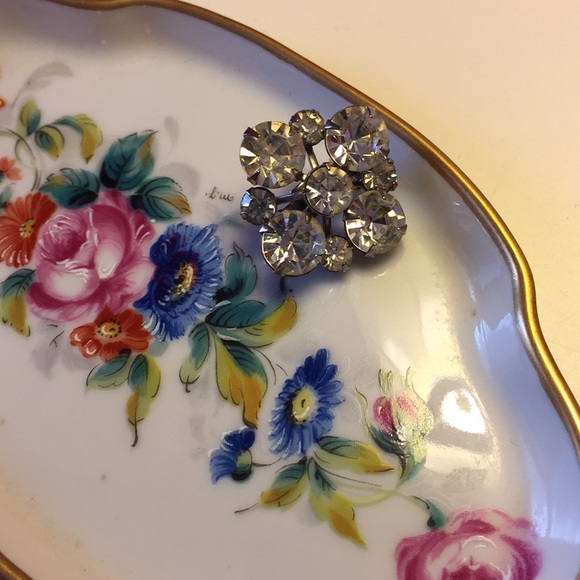 Antique Rhinestone Pin - Picture 2 of 3